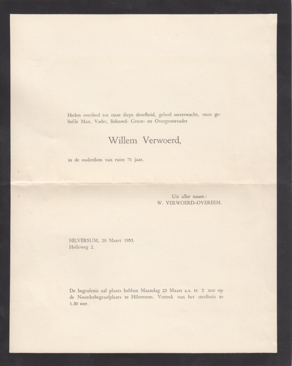 Afbeelding bij Willem  Verwoerd