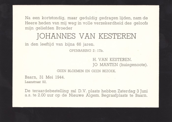 Afbeelding bij Johannes van Kesteren