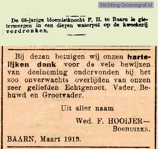 Afbeelding bij Frank  Hooijer