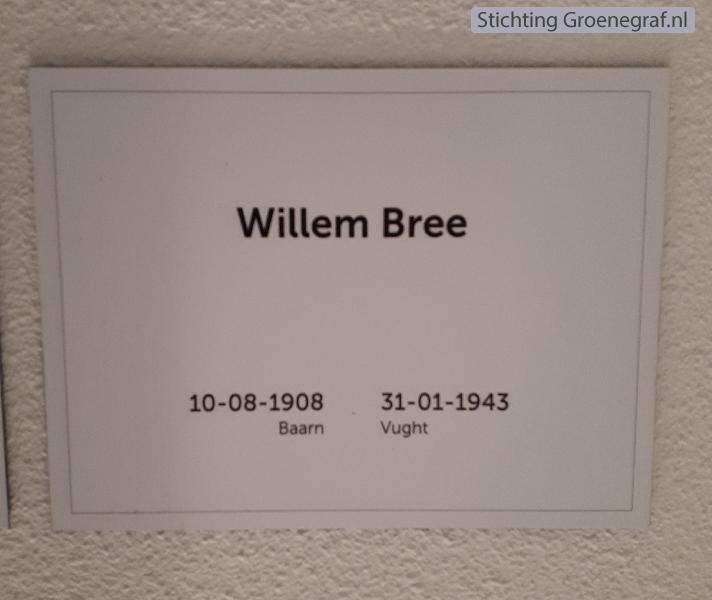 Overlijdensscan Willem  Bree