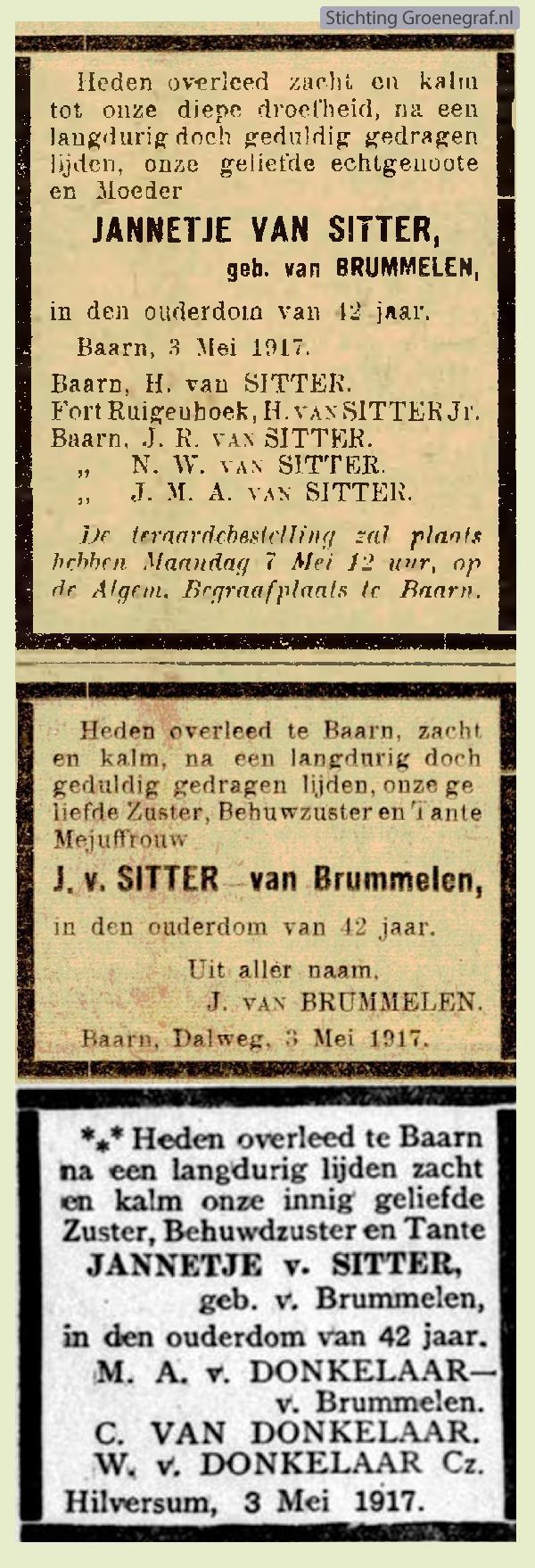 Afbeelding bij Jannetje van Brummelen