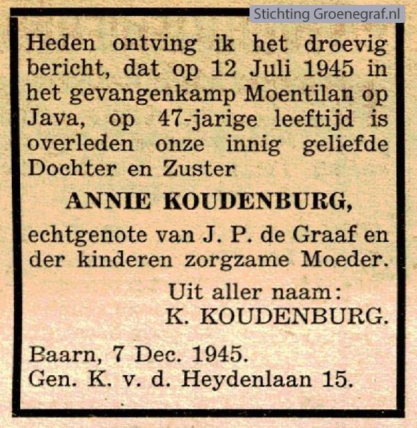 Afbeelding bij Antje  Koudenburg