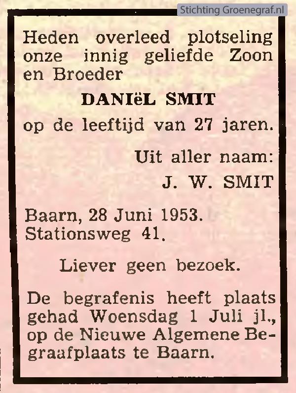 Afbeelding bij Daniël  Smit