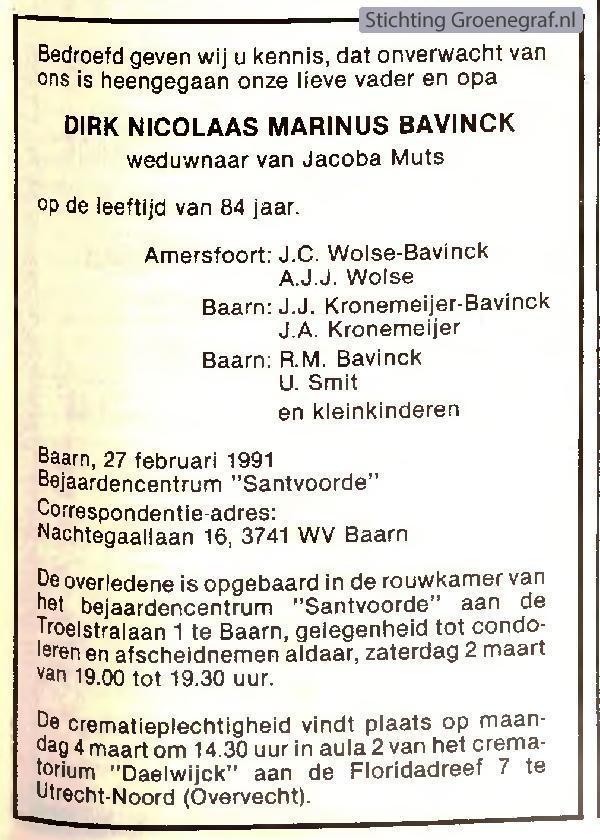 Afbeelding bij Dirk Nicolaas Marinus   Bavinck