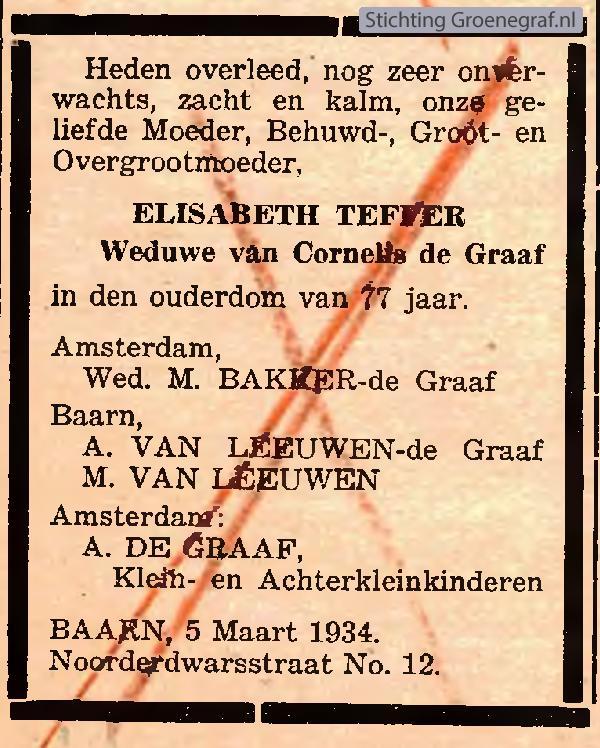 Afbeelding bij Elisabeth  Teffer