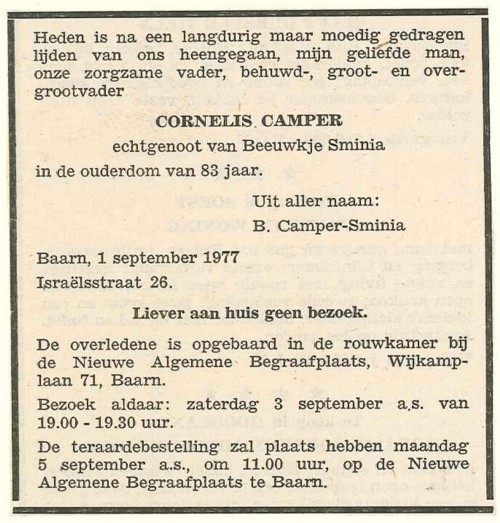 Afbeelding bij Cornelis  Camper