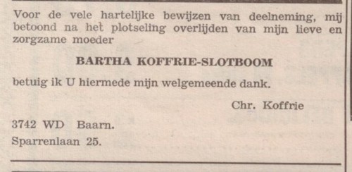 Afbeelding bij Bartha  Slotboom