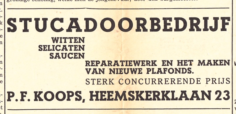 Stucadoorbedrijf P.F. Koops