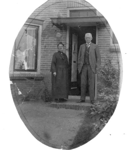 Foto  Willem Lodewijk Langenberg en Hanna Kappers