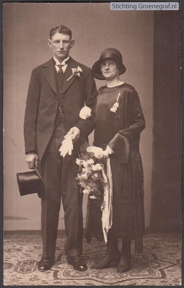 Foto  Johannes Stephanus Gerritsen en Theodora Hool